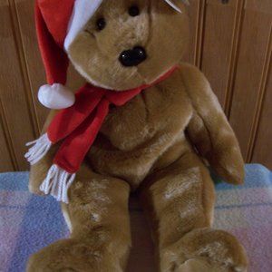 Ty Beanie Babies Collection Holiday Teddy 1997 1st in Series